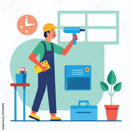 man and woman working in the office
