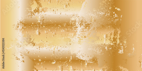Abstract golden background in grunge style.Vector Eps10