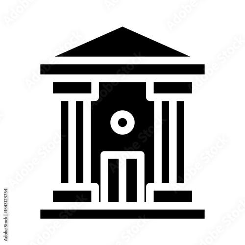 courthouse glyph icon