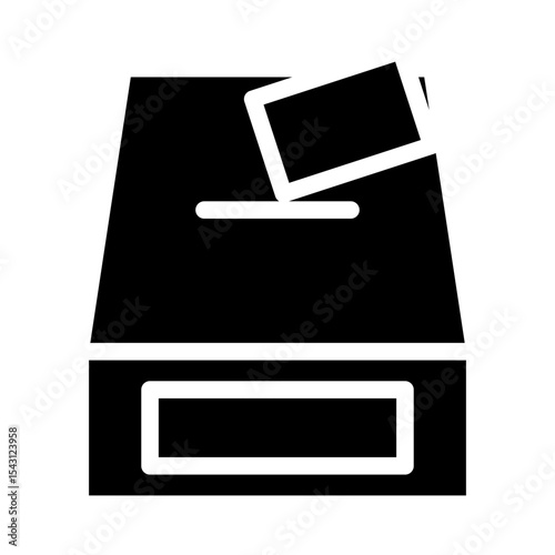 poll glyph icon