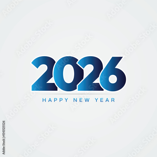 Modern 2026 New Year's Eve background design vector, Happy New Year 2026