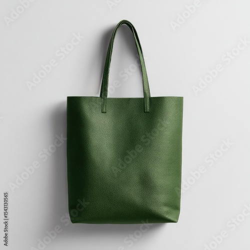 Dark green tote bag