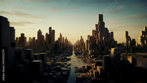 Surreal Fractal Landscape (Cinematic 4K)
