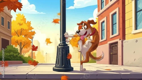 A medieval man urinating beneath a large tree in a lush meadow at dawn.