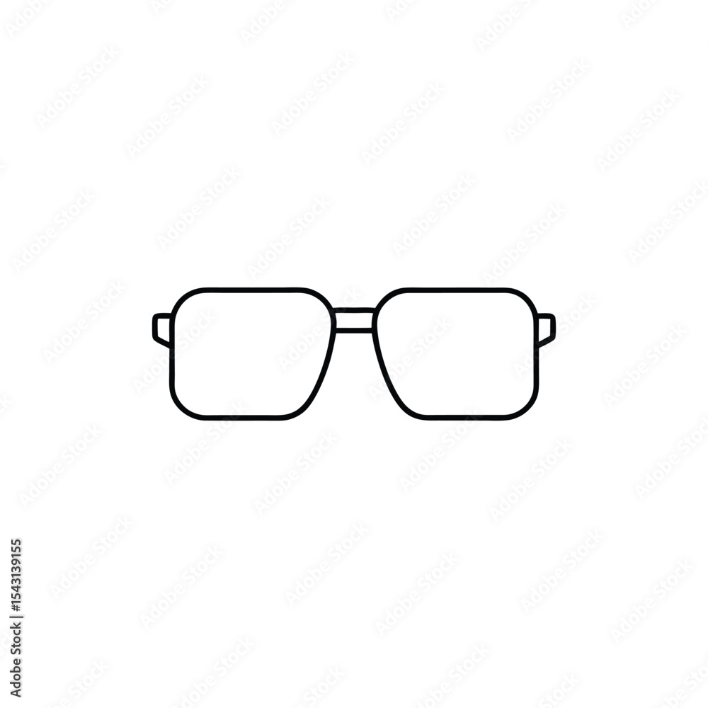 Fototapeta premium Beautiful sunglass vector art illustration