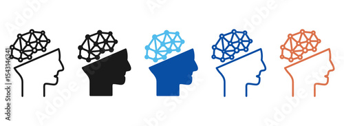 Human Icon Set Multiple Style Collection