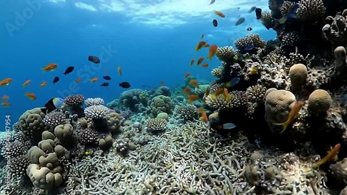 Vibrant Underwater Coral Reef