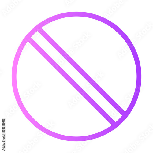 danger gradient icon