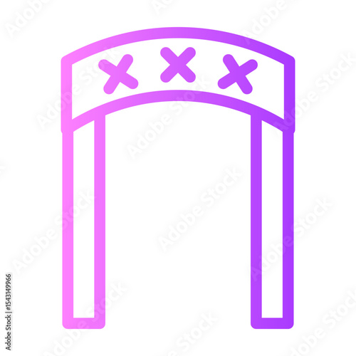forbidden gradient icon