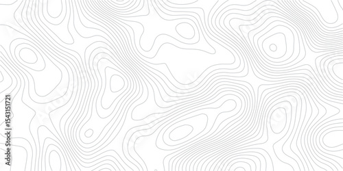 Topographic Design Pattern with Seamless Lines Representing Area Spaces and Grid Layouts on a Modern Geometric Map
