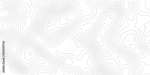 Topographic Design Pattern with Seamless Lines Representing Area Spaces and Grid Layouts on a Modern Geometric Map
