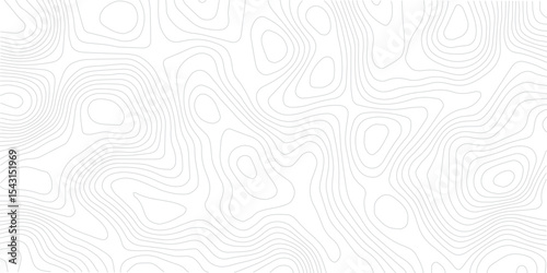 Abstract Geometric Line Pattern Depicting Sea Maps, Topography, and Discovery Areas on a Mounted Grid Landscape

