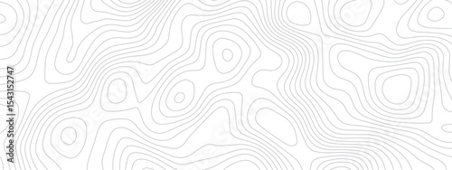 Minimalist Topographic Terrain Pattern Featuring Continuous Sea and Mountain Lines in a Vector-Based Geometric Layout

