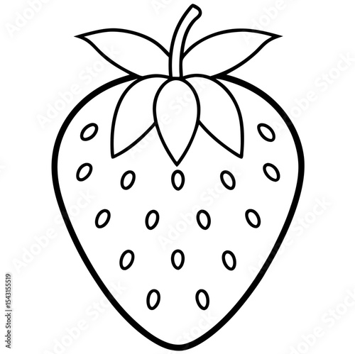 vector illustration of a strawberry