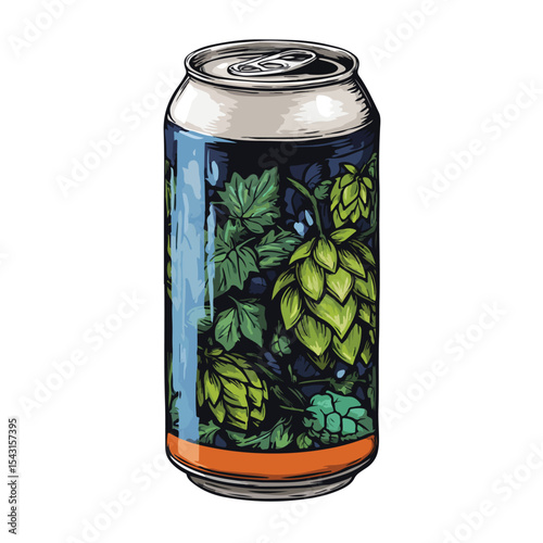 crowler isolated in White Background, crowler vector, Flat lay vector illustration