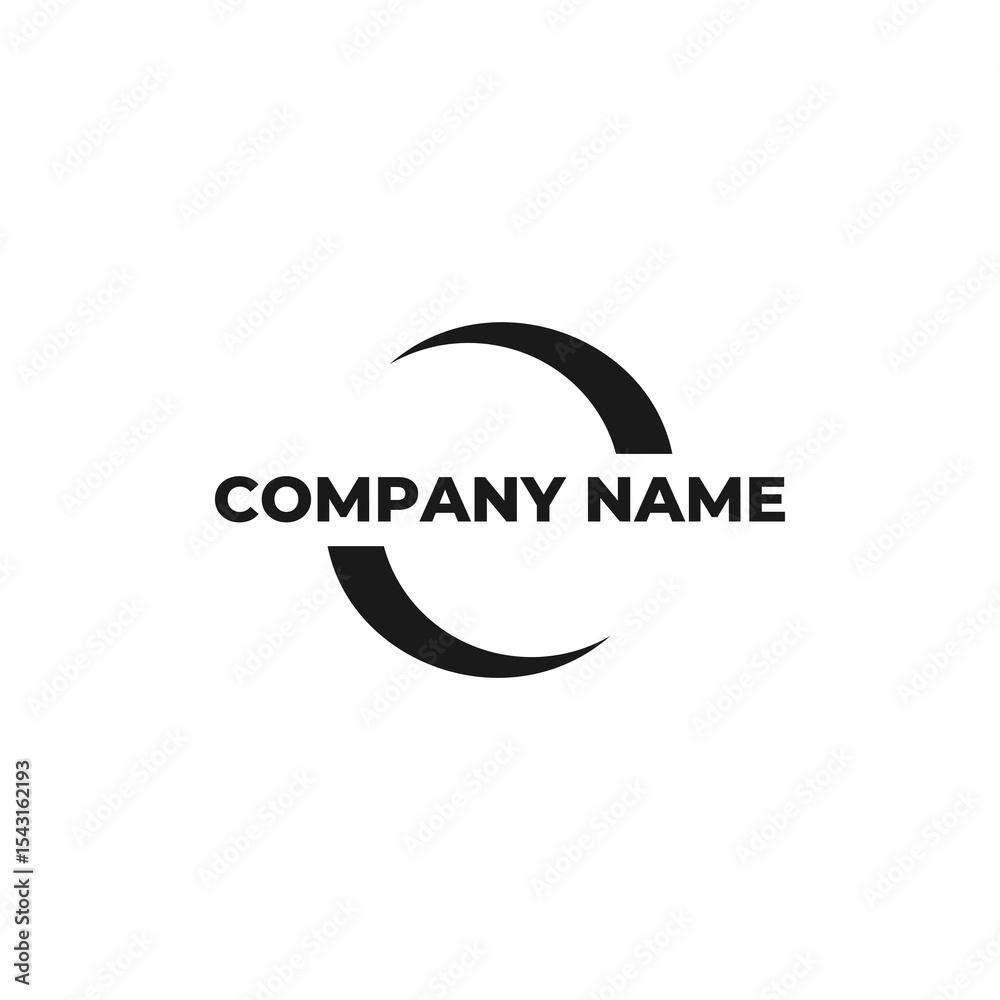 Obraz premium generic circle logo design , business logo , vector , symbol , company logo,background, emblem, swirl, infinity, circular 