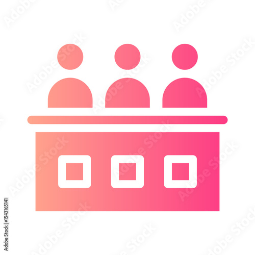 jury gradient icon