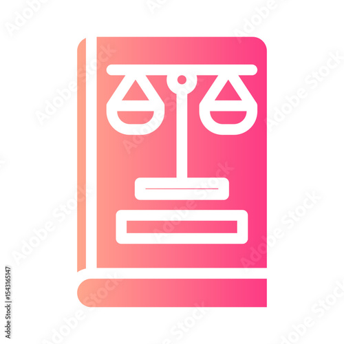 law book gradient icon