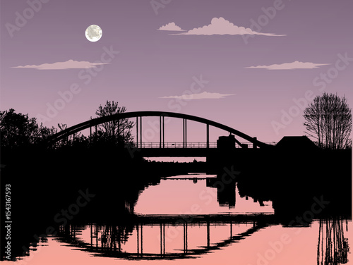 bridge over the river