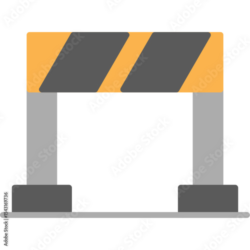 Traffic Barrier Icon