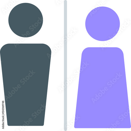 Male Female Toilet Sign Icon