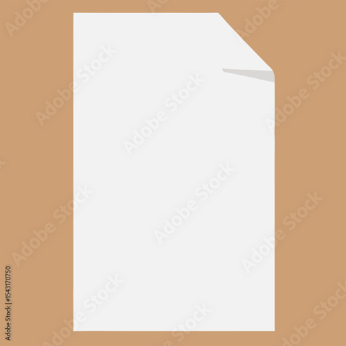  Poster mockup with page curl template vector ilustration