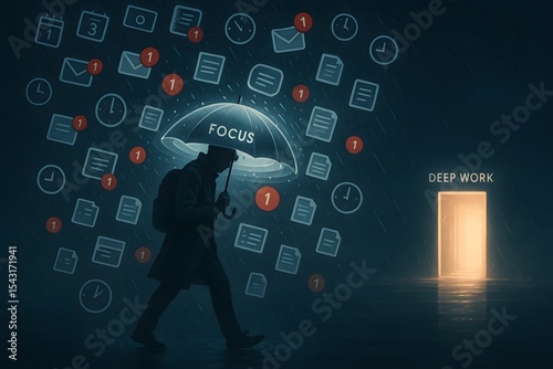 Navigating Digital Distractions A Journey Towards Deep Work and Focused Productivity