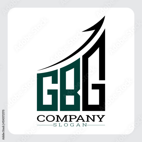 GBG Company Logo Design Growth vector, GBG Upward Arrow Business Success Logo vector, GBG Corporate Branding Logo , GBG logo design, GBG simple and modern logo, GBG business finance logo design, etc.