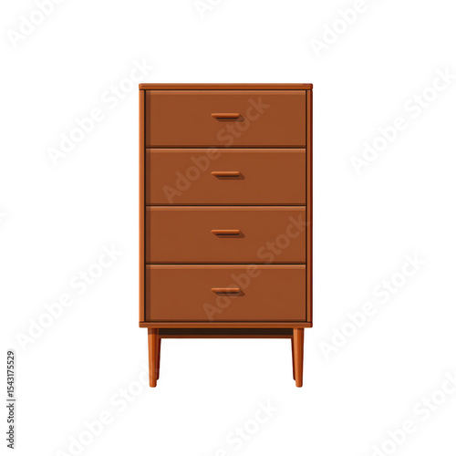 Wooden 5-Drawer Chest for Home