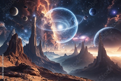 Exploration of Cosmic Structures and Dimensions in the Vastness of Reality