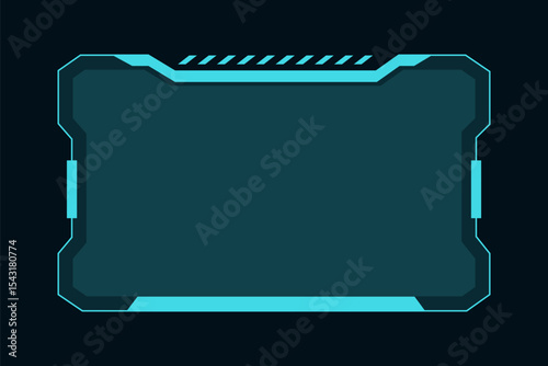 Sci-Fi HUD Boxes and Holographic Interface Frames. Futuristic HUD callouts and boxed UI elements. Great for cyber themes, high-tech visuals, and augmented reality UI concepts