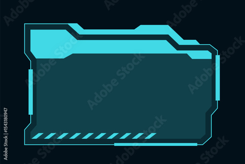 Sci-fi HUD callouts and user interface frames. Perfect for digital tech designs, Y2K, or futuristic presentations