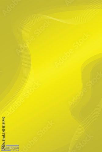 Abstract yellow background with flowing lines