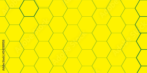 yellow and blue Hexagon pattern Abstracts background.Vector eps