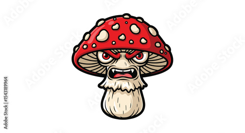 The Angry Mushroom An Animated Fantasy World Digital Art Character Design Idea