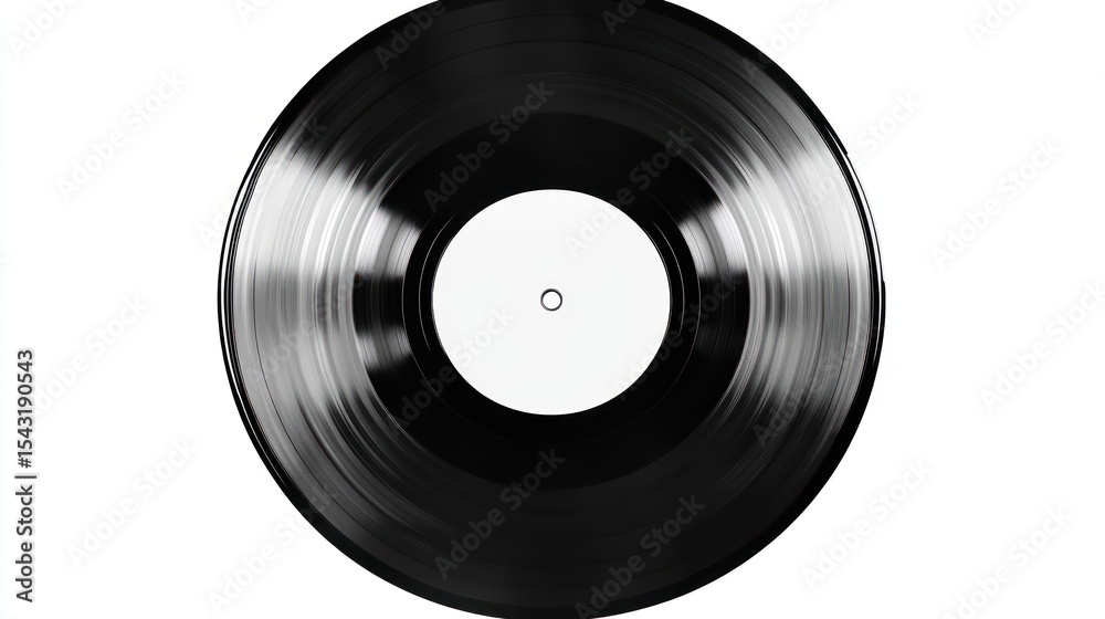 Fototapeta premium Blank vinyl record