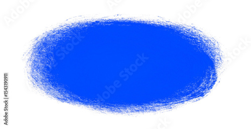 Blauer gemalter Hintergrund mit ovaler Form