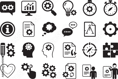 Streamline Your Workflow Icons for Project Management, Productivity, and Efficiency
