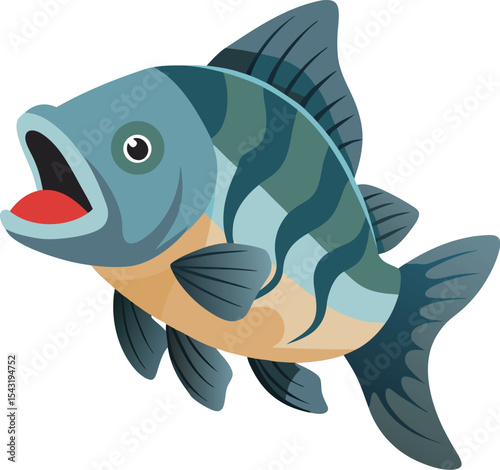 fish on a white background