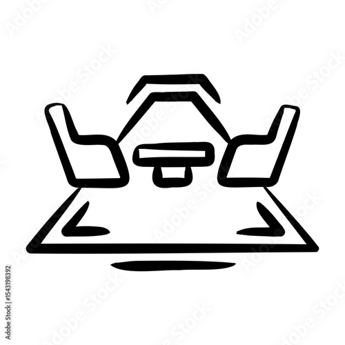 Futuristic Lounge Icon