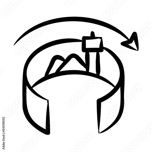 Vr Tourism Icon