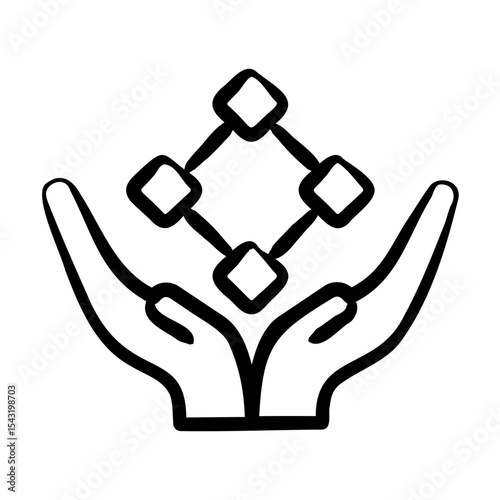 Blockchain Ownership Icon