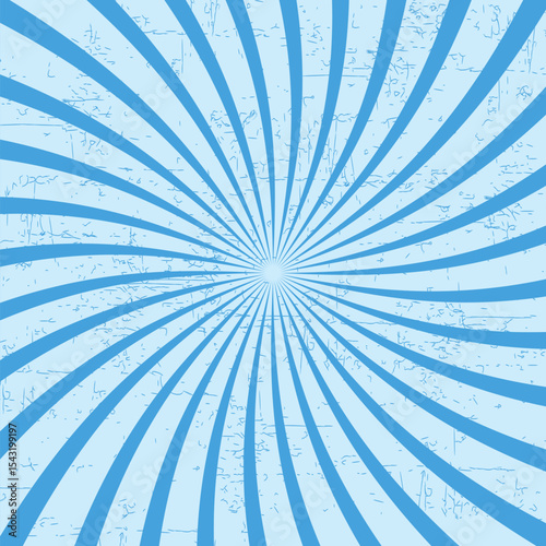 Blue radial and sun rays abstract blue background. Abstract flash. sunbeams. Sunburst or sun burst background. Vector illustration
