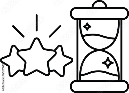 timepiece with a star on it and a star above it