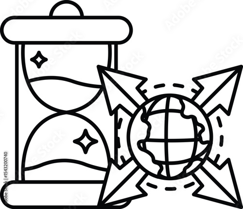 clock with a face and a hour hand
