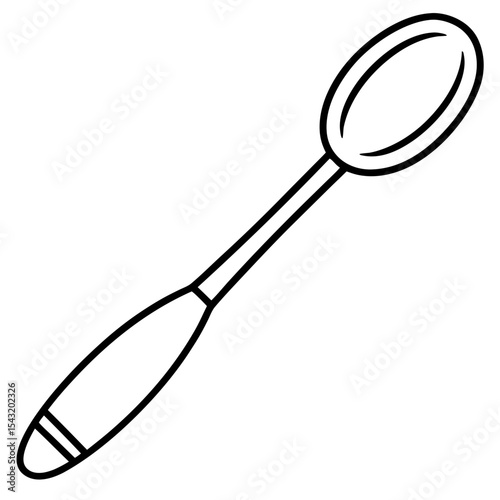 Healthcare Spoon Line Icon