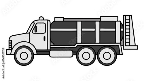 dump truck vector illustration