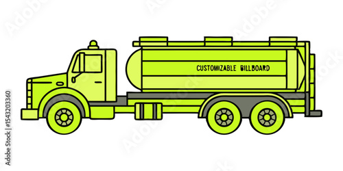 truck isolated on white background