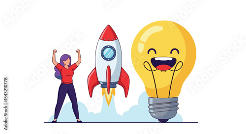 Igniting Growth the Symphony of Idea Realization and Triumphing Innovation Launching Into Space