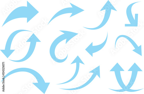 : Collection of Pink Hand-Drawn Arrows
